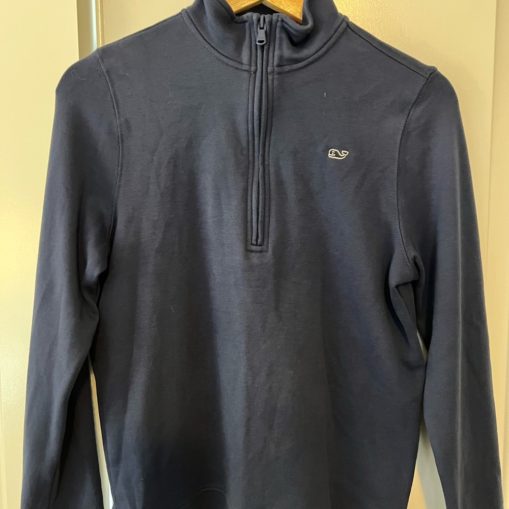 Vineyard Vines Boys Dark Blue Zip-Up Sweater